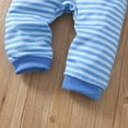 thumbnail image 5 of Baby Boy Outfits Long Sleeve Lounge Shirts and Overalls Print Cotton Clothes Set, 5 of 7