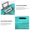 thumbnail image 3 of Naloa Turquoise Wooden2 Elastic Suitcase Protector, Travel Suitcase Protector Cover Fits 18-32in Suitcase(No luggage included)-X-Large, 3 of 7