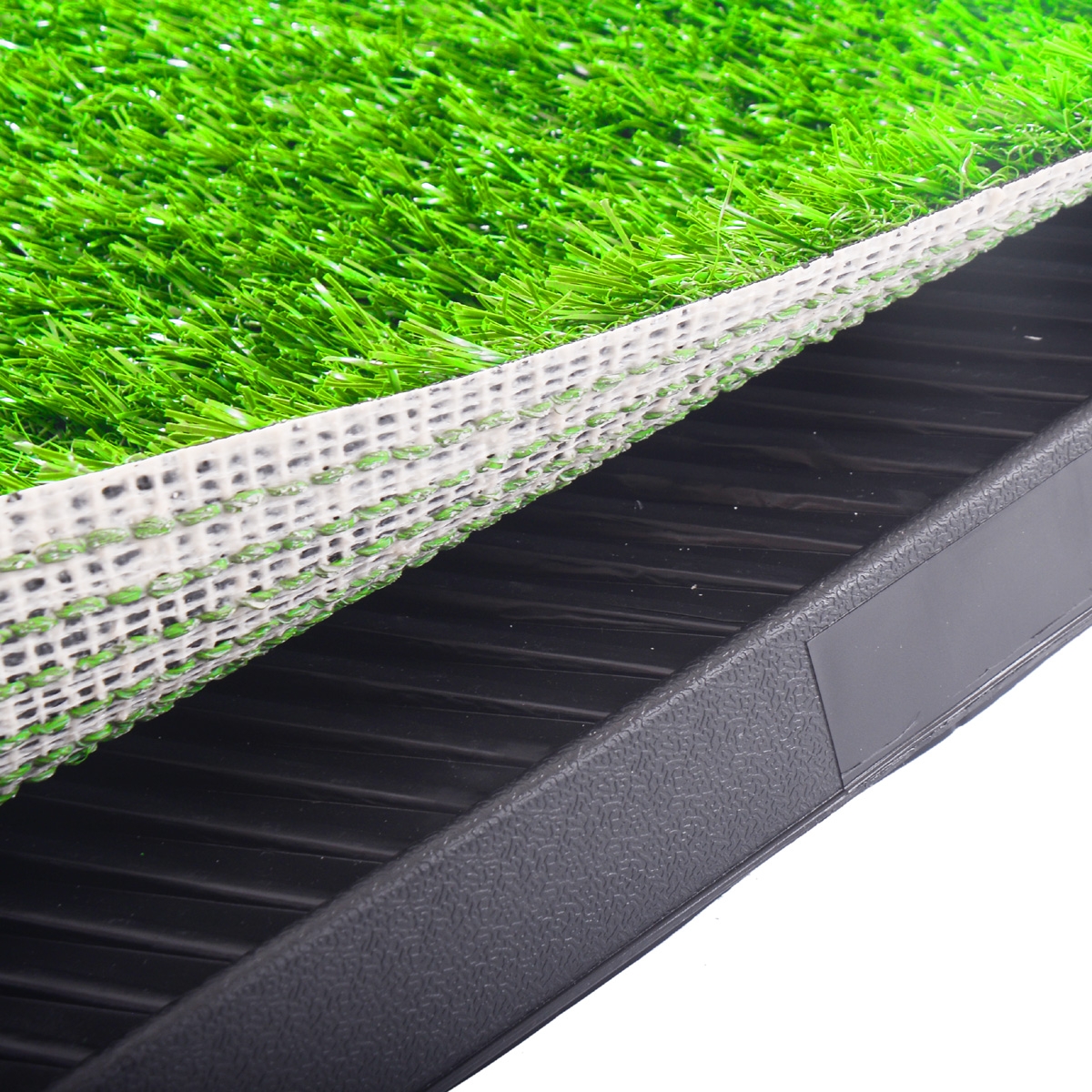 Imerelez Indoor Dog Potty Grass with Tray Large, Reusable Dog Pee Grass Pad with Tray, Artificial Grass Turf for Dog Puppy Potty Training, Outdoor Portable Dog Toilet Pet Loo