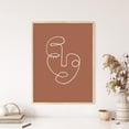 thumbnail image 4 of HAUS AND HUES Woman Drawing Line Art Wall Decor - Female Figure Wall Art | Silhouette Drawings Artwork Line Drawing Wall Art Minimalist Wall Decor | 12"x16" UNFRAMED, 4 of 6