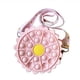 thumbnail image 1 of Push Bubble Coin Purse Silicona Descompresión Juguete Extrusión Bubble Messenger Bag Para Amante Y Hermana seitruly AP008187-06, 1 of 6