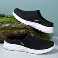 thumbnail image 4 of Men's Casual Sports Shoes, with Hollow Mesh Breathable Design Large Size Ultra-Light Fashionable Half-Loafers, 4 of 9