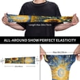 thumbnail image 3 of Balery Starry Sky Moon Sunflower Mangas Refrescantes para Brazos para Hombre y Mujer – Transpirables y Absorbentes de Humedad para Mujeres, Hombres y Niños, 3 of 7