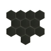 12 PACK Acoustic Hexagon (Hexagonal) Tiles Soundproofing Wall Panels 2 inches by 12 inches, Made in USA