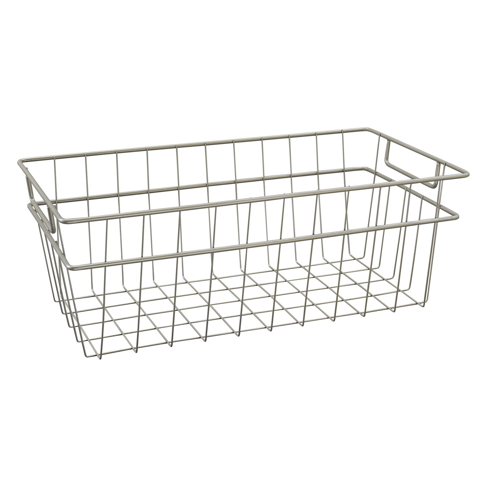 1xHeavy Duty Multi Use Metal Wire Storage Basket/Tray 