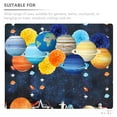 thumbnail image 4 of 1 Set Hanging Solar System Decors Paper Planets Lanterns Paper Flowers for Space Theme Parties, 4 of 8