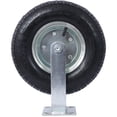 thumbnail image 2 of 4PCS neumático de 12IN CASTER (2PCS SWIVEL + 2PCS RIGID), rueda de ruedas, cubo de acero con rodamientos de bolas, 2 of 5