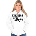 thumbnail image 4 of Kindness is Dope Christian Urban Zip Up Hoodie Men's Women's Brisco Brands S, 4 of 6