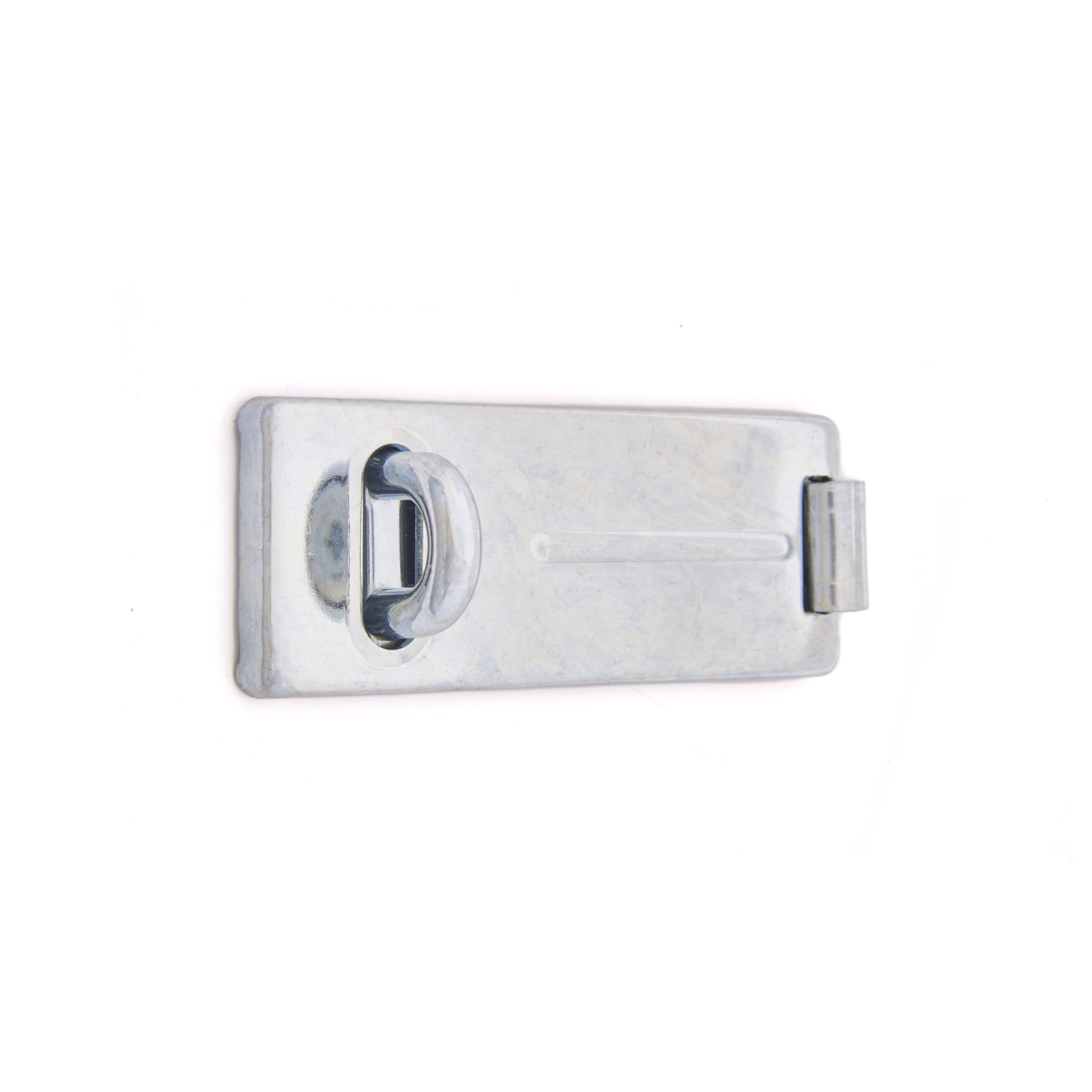 Brinks Zinc-Coated Fixed Staple Hasp with Hardened Steel Loop, 4.5 inch