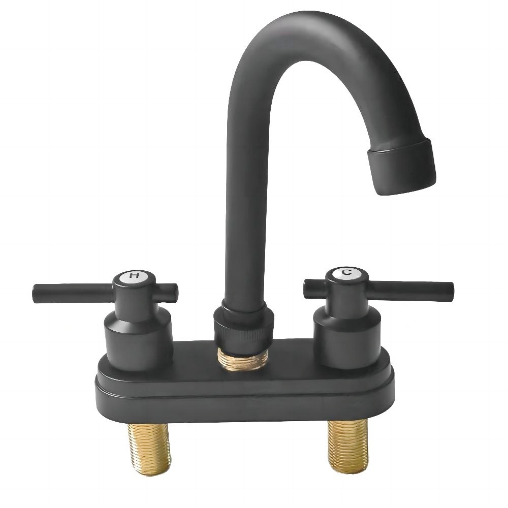 Hhengyisoul 4-Inch Centerset Bathroom Faucet, Matte Black photo 2