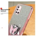 thumbnail image 4 of Slim Case for Samsung Galaxy M51 Cover Electroplated Silicone with Bling Butterfly Stand Phone Case for Samsung M51 with Glitter Card Anti-Fingerprint Cover Compatible with Galaxy M51 Shell, 4 of 7
