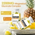 thumbnail image 6 of Magnesium Glycinate Gummies 500mg Promote Bone Health,Reduce Muscle Cramps,60 Gummies Pineapple Flavor, 6 of 8