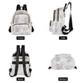 thumbnail image 4 of FORMRS Mini Backpack Purse for Women Quilted Travel Daypack Casual Shoulder Bag, Cartoon Elephant, 4 of 7