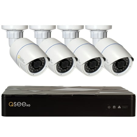 8 CHANNEL IP NVR with 4 X 4MP Cameras, 2TB HDD