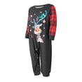thumbnail image 3 of Fiomva Family Christmas PJs Matching Sets, Red Plaid Xmas Pajamas Holiday Home Long Sleeve Sleepwear Jammies Clothes, 3 of 10