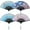 blue, variant on 4Pcs Handheld Folding Fan, Line Dancing Fans, Oriental Folding Fan for Ladies, Floral Pattern Hand Held Fans Silk Fans with Tassel, Hollowed Hand Holding Fans for Women