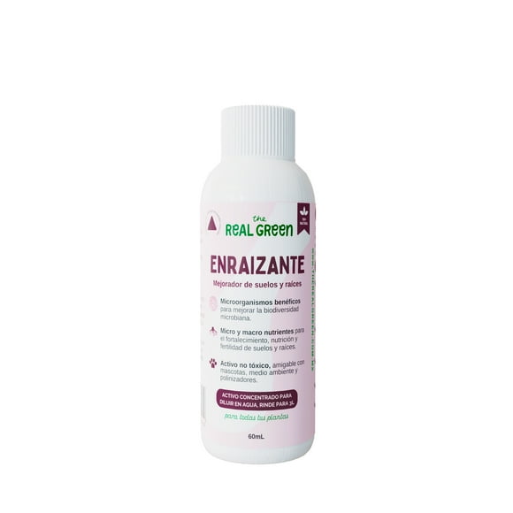 Nutriente Enraizante Mejorador De Suelo The Real Green 60ml