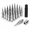 Silver-M14x1.5 24 pcs, variant on 14mmx1.5 Spike Lug Nuts 32chrome M14x1.5 Nut 4.4 Inch Tall Closed End With 1 Socket Keypatible 1999-2026 Chevyado 1500 Gmc Sierra