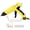 Yellow 94, variant on 550W Hot Melt Glue with Digital Display, Temperature Adjustable Professional Glue with 4 Nozzles, DIY Craft Repair Thermo Tool with 24 Glue Sticks for Home and School
