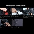 thumbnail image 4 of With 12V Air Compressor Pump with LED Light Digital Display Meter 100PSI Dual Cylinder Automobile Tire Inflator, 4 of 7