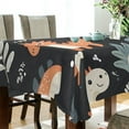 thumbnail image 5 of Yayeee Tablecloths 60" x 108" Rectangle Wrinkle Resistant Party Table Cover, Orange Dinosaur, 5 of 8