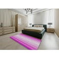 thumbnail image 5 of Ahgly Company Machine Washable Indoor Square Transitional Crimson Purple Area Rugs, 3' Square, 5 of 7
