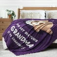 thumbnail image 5 of Grandma Birthday Gifts, Grandma is Charging Sloth Blanket, Gifts for Grandma from Grandkids, Grandma Gifts for Grandparents Day Christmas, Super Soft Throws Blanket for Grandma 60" x 50", 5 of 5