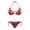 Heart Polka Dots, variant on HELLHERO Hummingbird Rose Pattern Soft Fabric Women Bikini Set Quick Drying Skin Friendly and Breathable Plus Size Drawstring