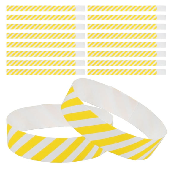 FRCOLOR 100pcs Disposable Paper Wristbands for Events Parties and Concerts