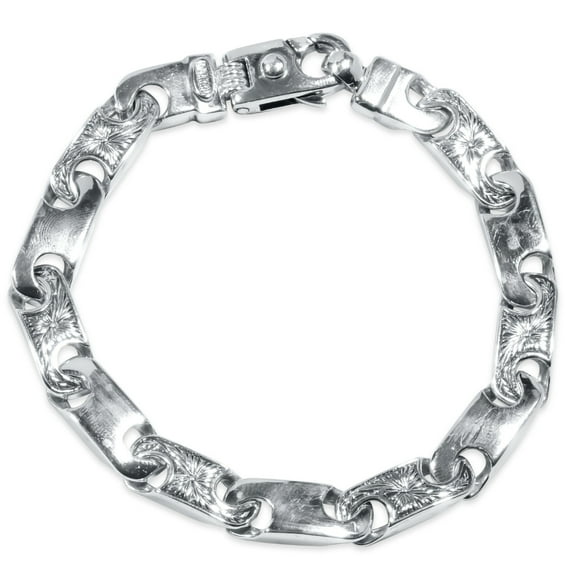 Pompeii Men's Designed 14k Gold (55gram) or Platinum (88gram) Link Bracelet 8.5" (,)