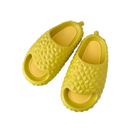 

Bellella Women Men Slides Beach Slide Sandals Slip On Bath Sandal Quick Dry Shower Slippers Indoor Outdoor Home Shoes Yellow 9.5-10