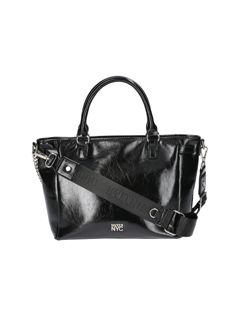 Madden NYC Women's Top Handle Satchel Handbag, Black - Walmart.com