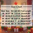thumbnail image 3 of Kalauyu Christmas Slippers Reindeer Slippers for Women and Men Holiday Halloween Slippers Indoor Bedroom Fluffy Warm Fleece Slippers Winter Soft Cozy Home Non-Slip Soft Plush Slip-on House Shoes, 3 of 9