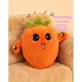 thumbnail image 2 of Interactive Musical Plush Toy with Sounds, Carrot Shape Sensory Activity Toy for Multiplayer Interaction, Christmas Birthday Gift., 2 of 5