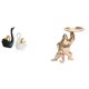 thumbnail image 1 of estatua de cisne,Estatuas y figuritas de cisne de cerámica modernas Esculturas,Escultura de animales Decoración centro de mesa,Estatua,Bandeja para servir estatuas,decoración del, 1 of 8