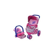 Angle View: Baby Alive Doll Travel Stroller System