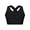Black, variant on Girls Sleeveless Criss Cross Back Tanks Crop Tops Ballet Dance Running Gym Yoga Sport Bra Top Lavender 12