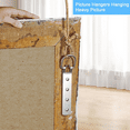 JZSHICHAOCAR Extra Large Super Heavy Duty DRing Picture Hangers Set