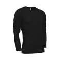 thumbnail image 2 of G-Style USA Men's Lightweight Cotton Blend Long Sleeve T-Shirt MTSC13161 - Black - X-Large, 2 of 5