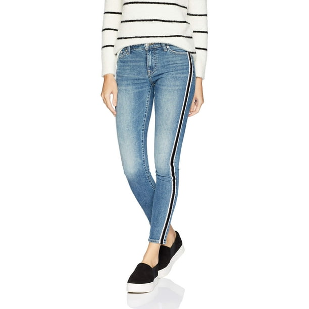 Lucky Brand - Womens Jeans Black Blue Stretch Side-Stripe Skinny $99 2 - Walmart.com - Walmart.com