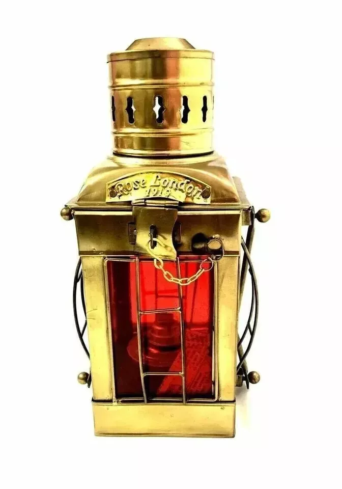 Brass Oil Lamp Ship Lantern Antique Boat Nautical gift
