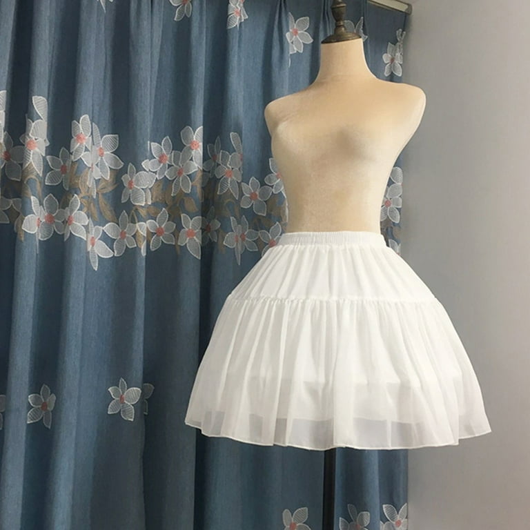 White Tulle Skirt Poofy Dresses for Women Pannier Lolita Bubble Packaging  Gauze Underskirt Beautiful Women's - Walmart.com