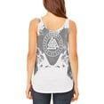thumbnail image 2 of Viking Odin's Ravens Huginn And Muninn Juniors Flowy Side Slit Tank Top Multi X-LG, 2 of 2