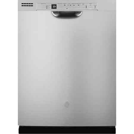 GE GDF630PSMSS 24 Front Control Dishwasher With 16 Place Settings 3rd Rack Dry Boost 4 Bottle Wash Jets Steam Prewash In Stainless Steel