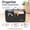 Black, variant on Multi-Pocket Purse Organizer Insert, Handbag & Tote Bag Storage Pouch with Zippered Compartments, Bag-in-Bag Insert for Quick Access, TIKA