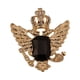 thumbnail image 1 of Broche de solapa para hombre, estilo moderno, con forma de animal Dorado + negro, 1 of 8