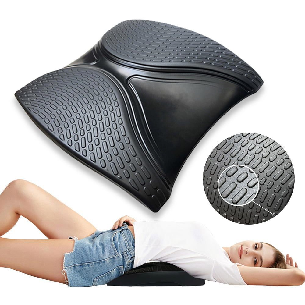 Akoyovwerve Yoga Back Stretcher Lumbar Support Pad Posture Corrector Stretching Device For Waist