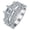 Silver, variant on Christmas Women Womens Rings Engagement Zircons Women Wedding Rings Set Jewelry Rings for Woman Diamond Ladies Ring Set