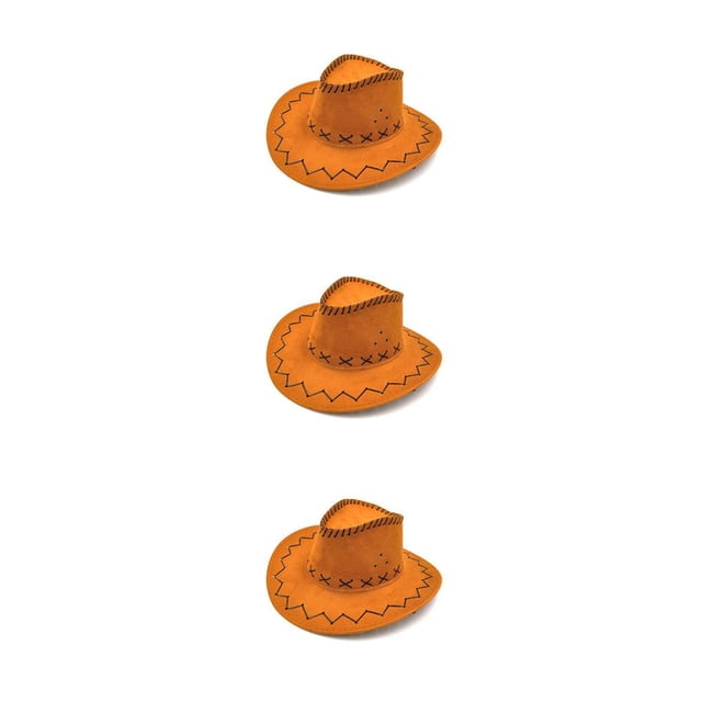 Sonducket Adults Portable Fashion Western Style Cowboy Photography Wide Hat Headwear Banquet Cosplay Decor Brim Cap Prop Type1 NO1 Sonducket CBP011680