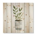 thumbnail image 3 of Designart 'Indoor Green Home House Plants in Pots II' Traditional Print on Natural Pine Wood, 3 of 5